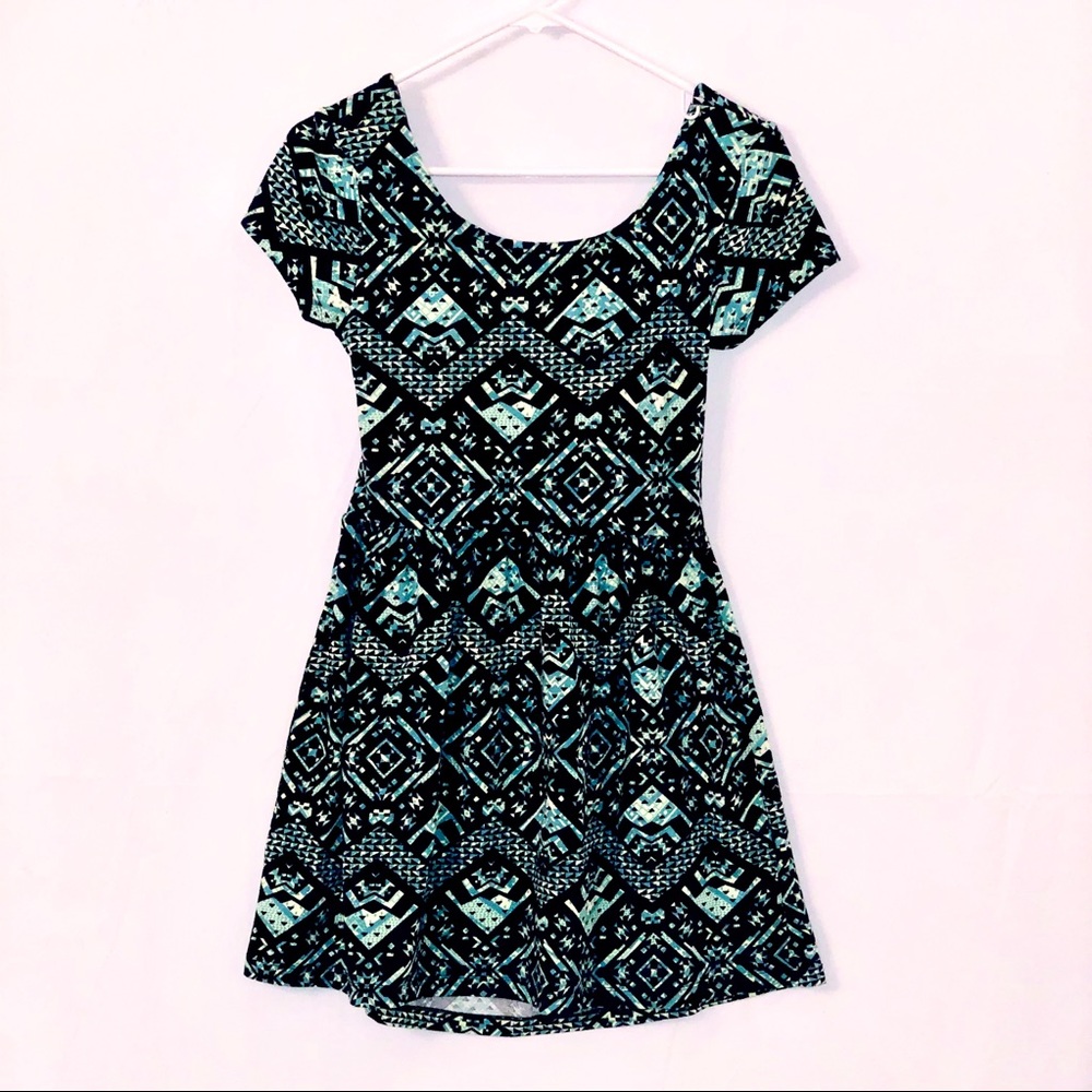 🖤💙Tribal print skater dress 💙🖤